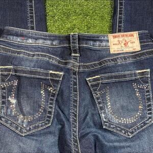 True religion embellished bling skinny jeans